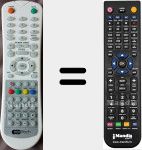 Replacement remote control for SELD24-881FHW