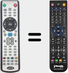 Replacement remote control for Silverscreen