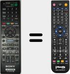 Replacement remote control for RM-ADP060 (148943911)