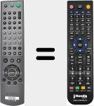 Ersatzfernbedienung f&uuml;r RMT-D146P (147721211)