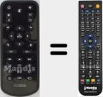 Replacement remote control for D-522