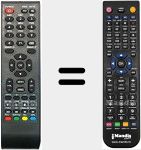 Replacement remote control for STR001