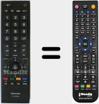 Replacement remote control for CT90380