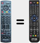 Replacement remote control for REMCON1364