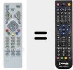 Replacement remote control for RC 311 TA 1 G (21282880)