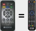 Ersatzfernbedienung für i-Box 150