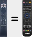 Replacement remote control for 398GR10BEPHN0057HR (996592101064)