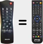 Replacement remote control for RC28242401 (313922883202)