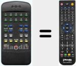 Replacement remote control for X1