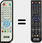 Ersatzfernbedienung f&uuml;r Etimo-IPI