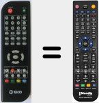 Replacement remote control for Elco001