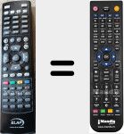 Replacement remote control for Stratos 2