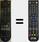 Replacement remote control for FSR60-3057HDI