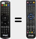 Ersatzfernbedienung für GN-250HD