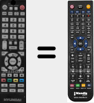 Replacement remote control for HMB-R3150S