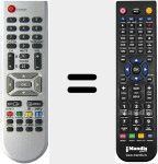 Replacement remote control for K-E2270CO