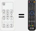 Ersatzfernbedienung für KPT-2000B 5203L