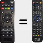 Replacement remote control for MXQ001