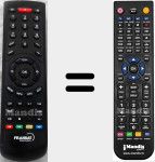 Replacement remote control for 441662 (Terbox HD)