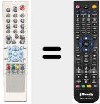 Replacement remote control for REMCON1002