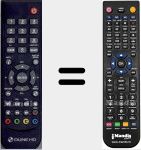 Replacement remote control for SRC-RC3401-2