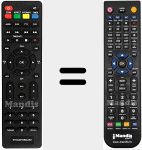 Replacement remote control for THT503