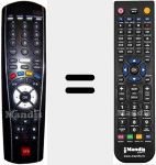 Ersatzfernbedienung für TV BOX HD