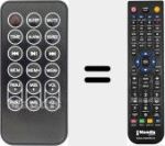 Replacement remote control for TW9