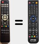 Replacement remote control for HDSR420HD