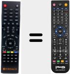 Replacement remote control for Zapper HD Plus