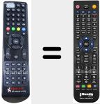 Replacement remote control for SR-2000HD HYPER