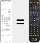 Replacement remote control for P 1402 R