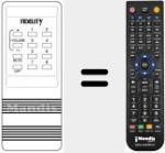 Replacement remote control for 09156