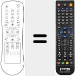 Replacement remote control for 2000 FTA