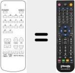 Replacement remote control for 37SYCE-5