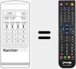 Ersatzfernbedienung für 4014