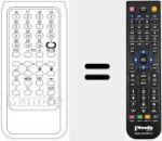 Replacement remote control for VTS 99 / 30