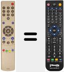Replacement remote control for 8500
