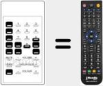 Replacement remote control for A514620