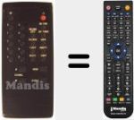 Ersatzfernbedienung f&uuml;r SR 70 S