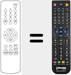 Ersatzfernbedienung f&uuml;r DAEW48B2128A02