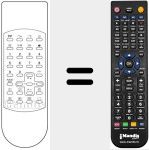 Replacement remote control for DIGITAL RC 103