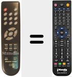 Ersatzfernbedienung für ESR 750