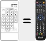Replacement remote control for P 310