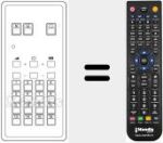 Replacement remote control for IB 16