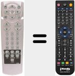 Replacement remote control for ID-68