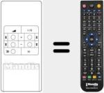 Replacement remote control for INFRACONTROL