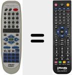 Replacement remote control for KP-3055