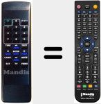 Replacement remote control for NRF-550