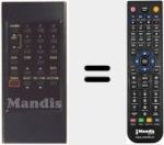 Ersatzfernbedienung f&uuml;r ODE 620